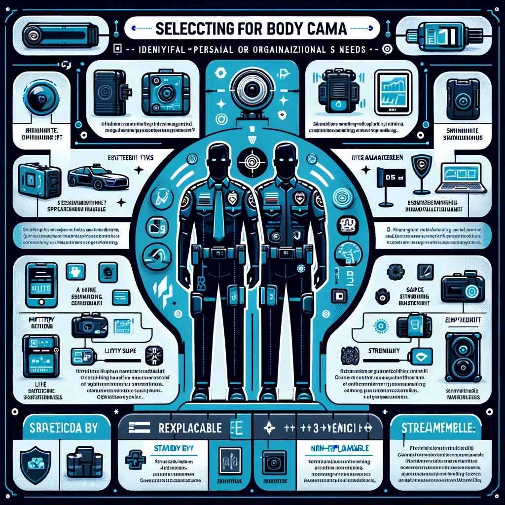 Bodycam : comment choisir le meilleur modèle adapté à ses besoins